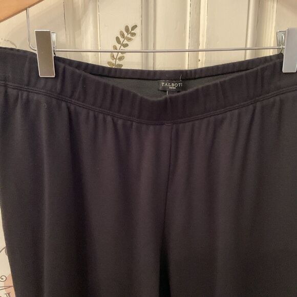 Talbots Pants Women's 1X Black Ankle Ponte Pull On Side Zip - Picture 7 of 15